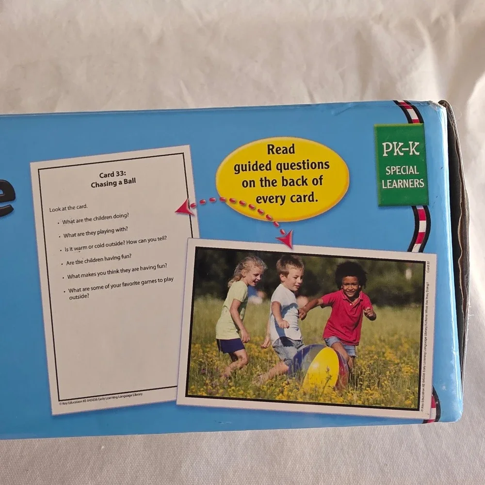 Speech Therapy Lot of 3: Language Library, Positions Match Me Game & Why Connect